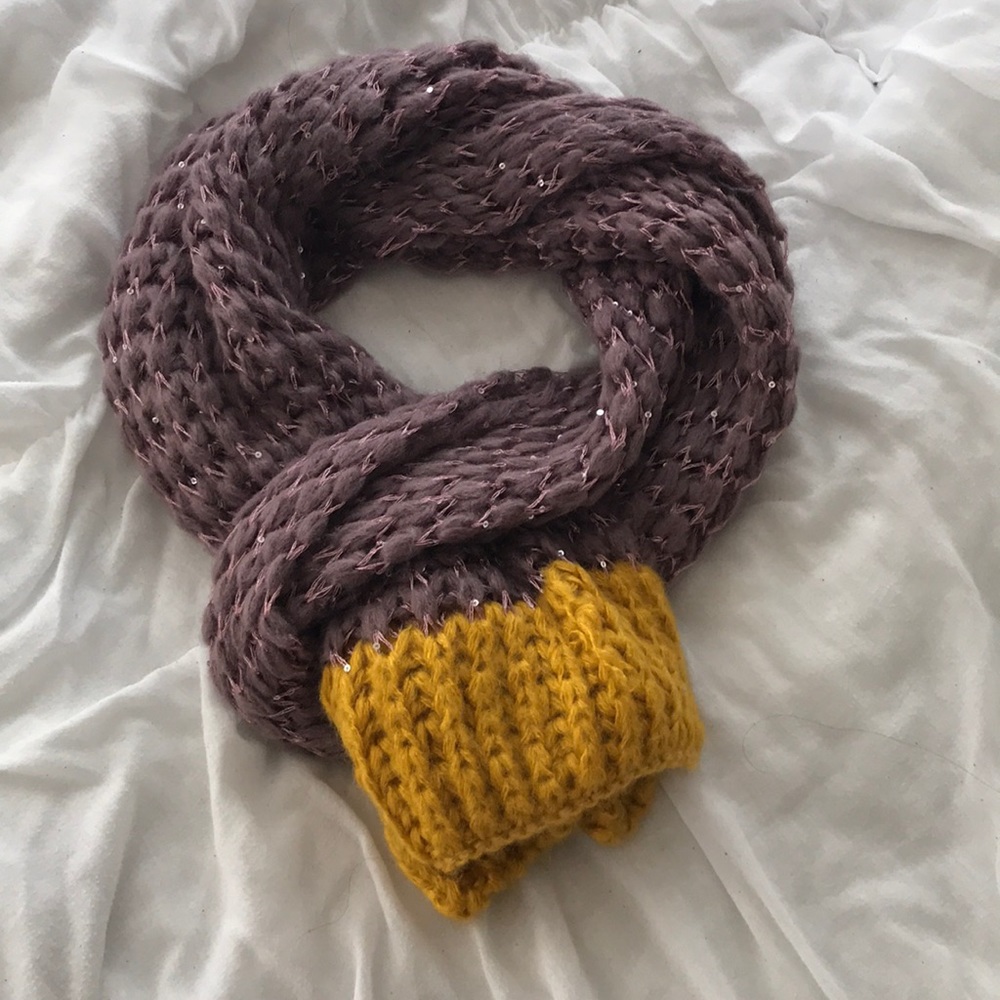 Soft Sequin Winter Scarf